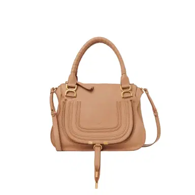 Chloé Small Marcie bag in grained leather | Thumbnail 1