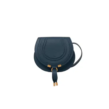 Chloé Small Marcie saddle bag in grained leather | Thumbnail 1