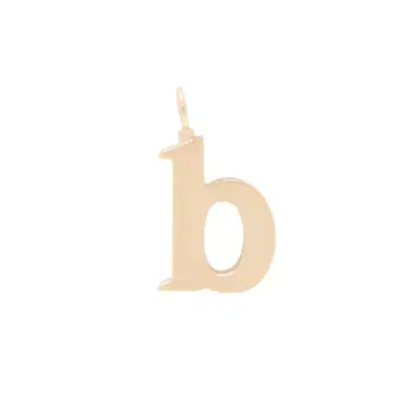 Chloé Alphabet letter B charm in brass | Thumbnail 1 Chloé Alphabet letter B charm in brass | Thumbnail 1