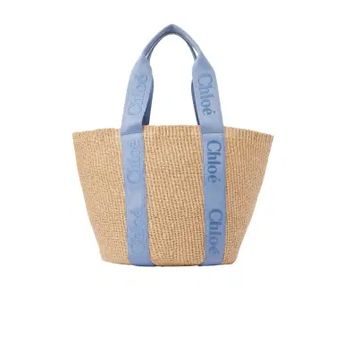 Chloé Large Woody basket in natural fibers | Thumbnail 1 Chloé Large Woody basket in natural fibers | Thumbnail 1