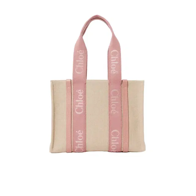Chloé Woody tote bag in linen
