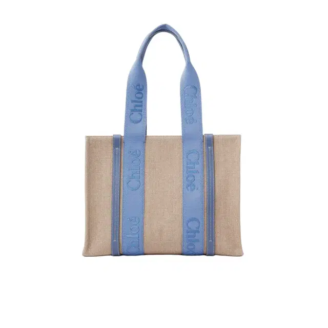 Chloé Woody tote bag in linen