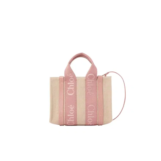 Chloé Small Woody tote bag in linen
