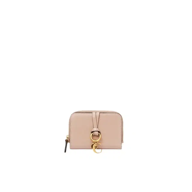 Chloé Alphabet bi-fold wallet in shiny leather
