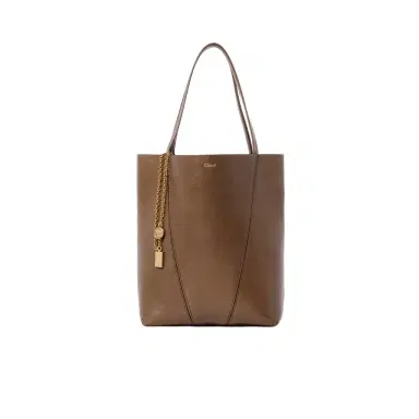 Chloé Chloé Spin tote bag in grained leather | Thumbnail 1