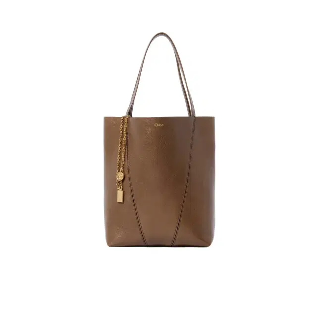 Chloé Spin tote bag in grained leather Chloé Spin tote bag in grained leather