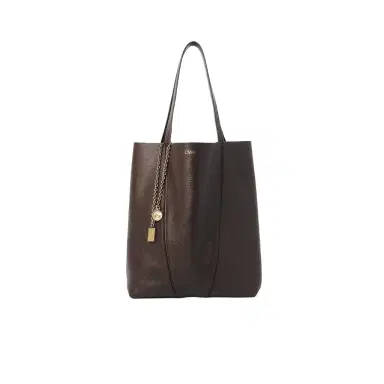 Chloé Chloé Spin tote bag in grained leather | Thumbnail 1