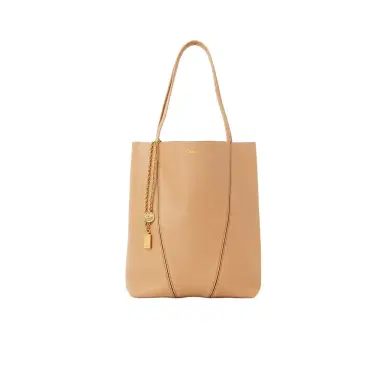 Chloé Chloé Spin tote bag in grained leather | Thumbnail 1