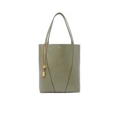 Chloé Chloé Spin tote bag in grained leather | Thumbnail 1
