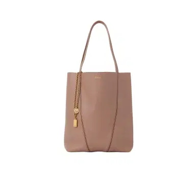 Chloé Chloé Spin tote bag in grained leather | Thumbnail 1