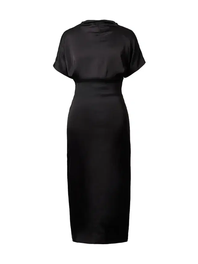 Tove Aker Backless Satin Midi Dress
