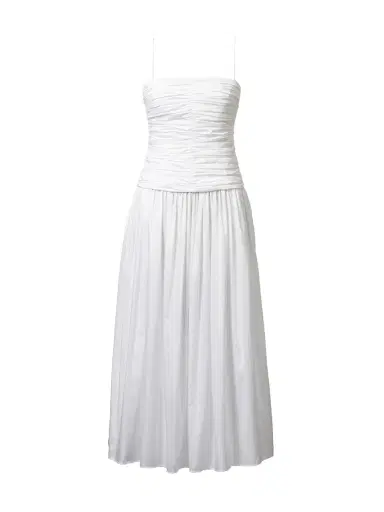 Tove Amina Ruched Cotton Midi Dress | Thumbnail 1