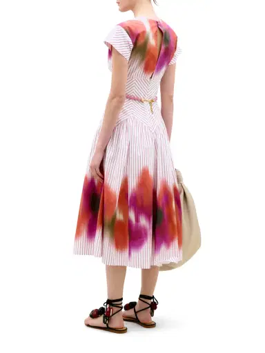 Silvia Tcherassi Anita Cotton Midi Dress | Thumbnail 3 Silvia Tcherassi Anita Cotton Midi Dress | Thumbnail 3