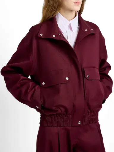 Proenza Schouler Aviva Jacket in Wool Gabardine | Thumbnail 5