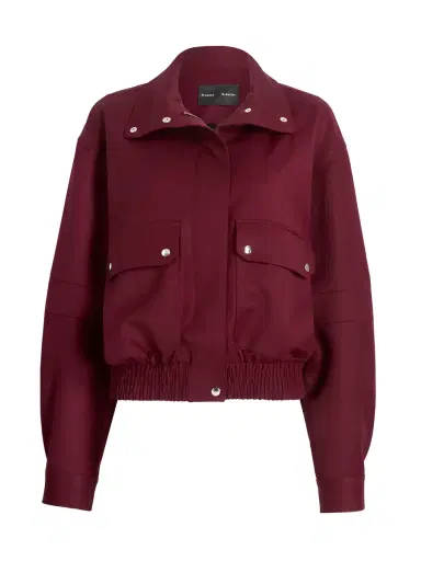 Proenza Schouler Aviva Jacket in Wool Gabardine | Thumbnail 1