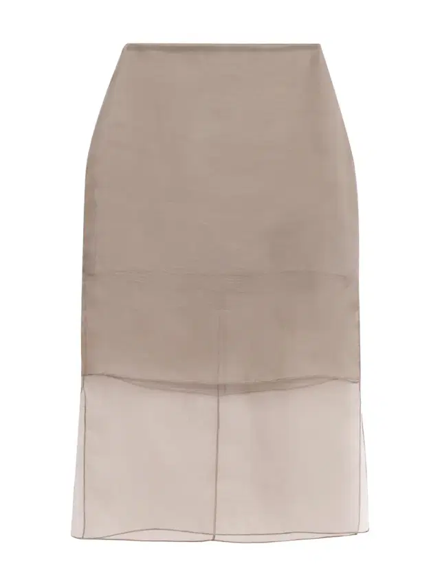Brandon Maxwell Brett Silk Organza Pencil Skirt