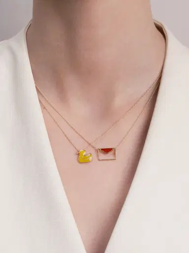 Aliita Carta Prisma Enamel Necklace | Thumbnail 2 Aliita Carta Prisma Enamel Necklace | Thumbnail 2