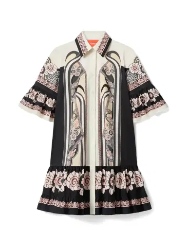 La DoubleJ Choux Cotton Poplin Mini Dress | Thumbnail 1 La DoubleJ Choux Cotton Poplin Mini Dress | Thumbnail 1