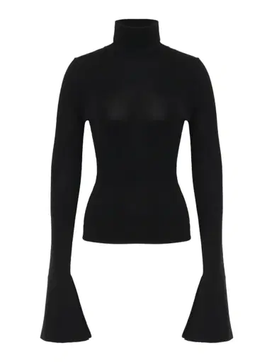 Brandon Maxwell Dawson Knit Turtleneck Top | Thumbnail 1