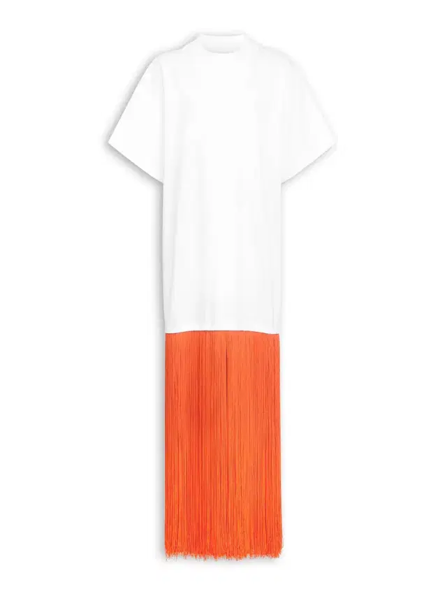 Alaïa Fringed Cotton T-Shirt