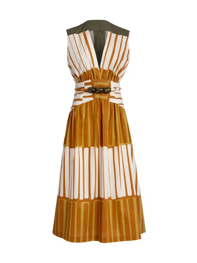 Silvia Tcherassi Jocelyn Cotton Midi Dress