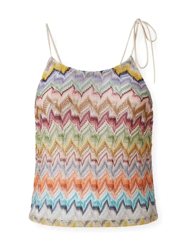 Lamé Cropped Tank Lamé Cropped Tank