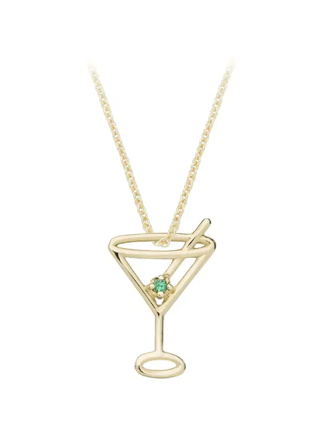 Aliita Martini Emerald Necklace