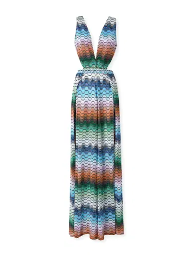 Missoni Metallic Knit Cut-Out Jumpsuit | Thumbnail 1