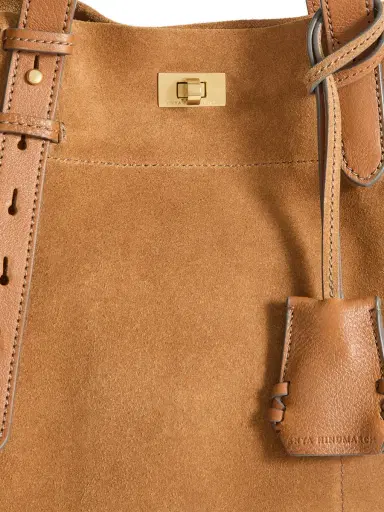 Anya Hindmarch Mortimer Suede Whipstitch Tote | Thumbnail 5 Anya Hindmarch Mortimer Suede Whipstitch Tote | Thumbnail 5