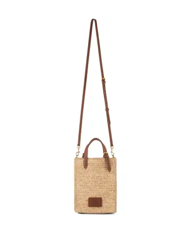 Anya Hindmarch N/S Raffia Eyes Mini Crossbody Tote | Thumbnail 2