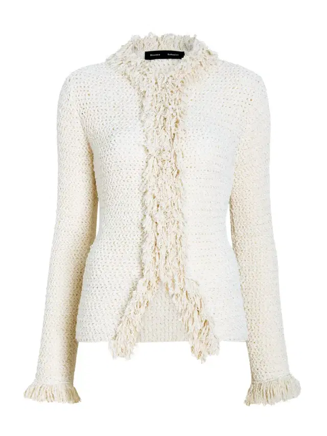 Proenza Schouler Nilo Top in Textured Wool Jacquard