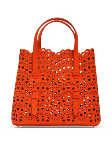 Alaïa Nubuck Mina 20 Bag | Thumbnail 1 Alaïa Nubuck Mina 20 Bag | Thumbnail 1