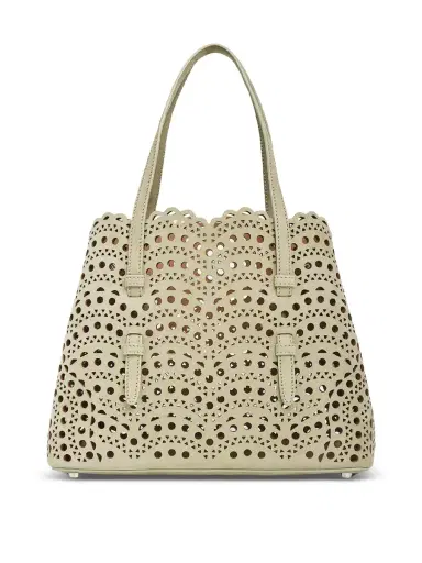 Alaïa Nubuck Mina 25 Bag | Thumbnail 1 Alaïa Nubuck Mina 25 Bag | Thumbnail 1