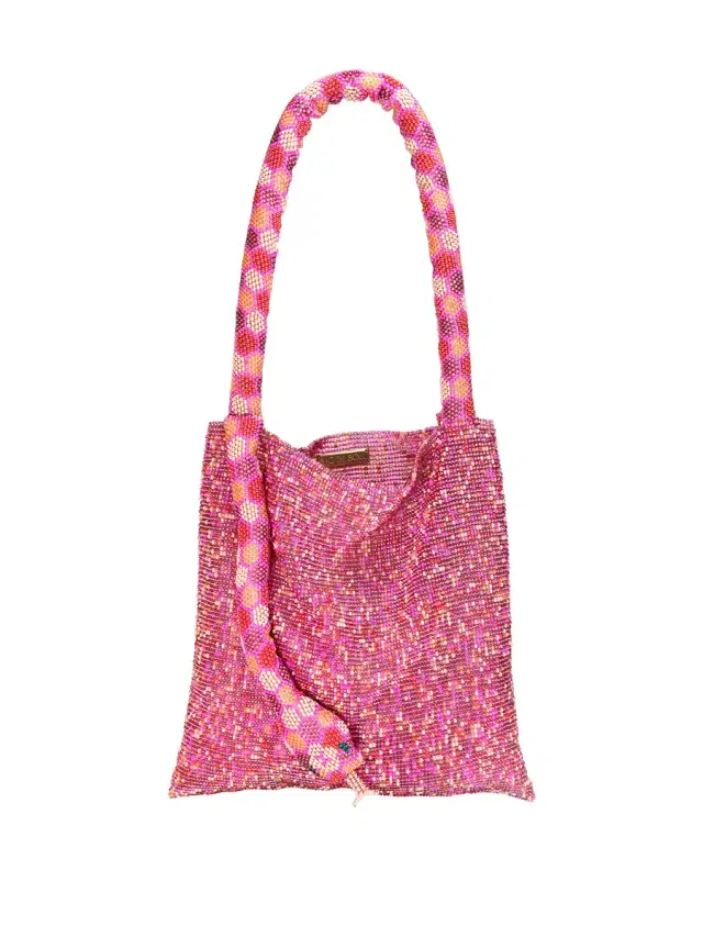 SAC DE SOUL Pink Small Serpent Bag