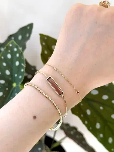 YI COLLECTION Pink Tourmaline Supreme Bangle | Thumbnail 2 YI COLLECTION Pink Tourmaline Supreme Bangle | Thumbnail 2