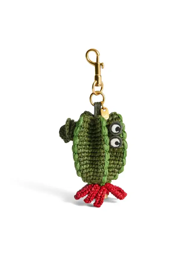 Anya Hindmarch Raffia Cactus Charm