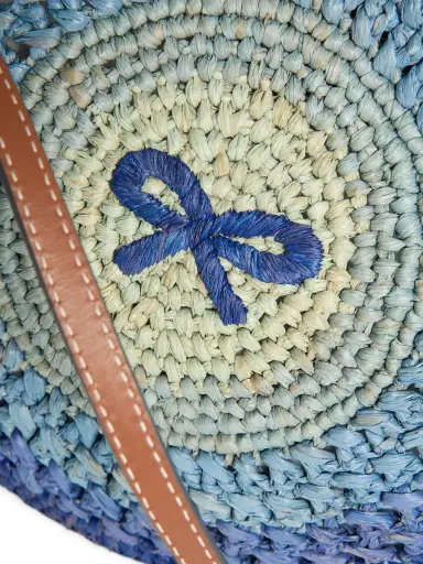 Anya Hindmarch Raffia Small Round Bow Tote | Thumbnail 5 Anya Hindmarch Raffia Small Round Bow Tote | Thumbnail 5