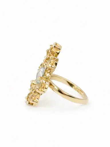 REIGN LA Raj Flower Ring | Thumbnail 2