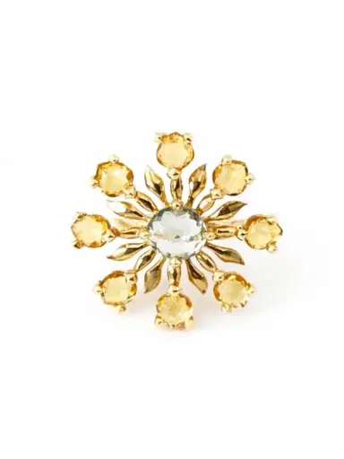 REIGN LA Raj Flower Ring | Thumbnail 1