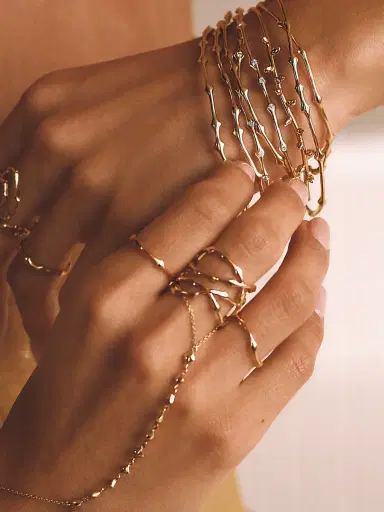 REIGN LA Rani Diamond Thorn Bangle | Thumbnail 3 REIGN LA Rani Diamond Thorn Bangle | Thumbnail 3