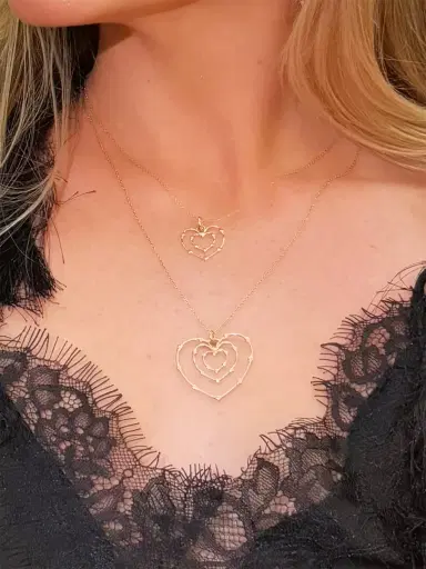 REIGN LA Rani Double Heart of Thorns Pendant | Thumbnail 2 REIGN LA Rani Double Heart of Thorns Pendant | Thumbnail 2