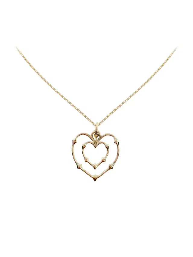 Rani Double Heart of Thorns Pendant