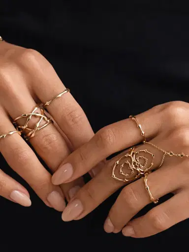 REIGN LA Rani Thorn Multi-Band Ring | Thumbnail 3 REIGN LA Rani Thorn Multi-Band Ring | Thumbnail 3