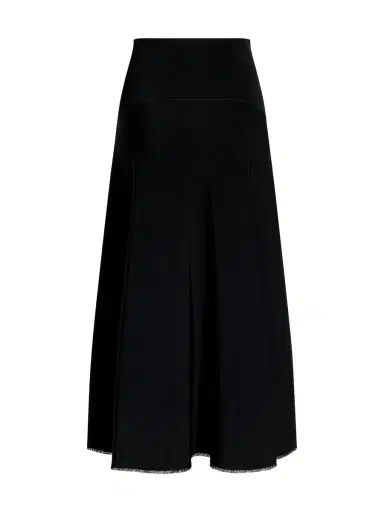 Adam Lippes Romy Knit Midi Skirt | Thumbnail 2
