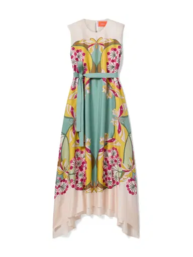 La DoubleJ San Carlo Silk Midi Dress | Thumbnail 1