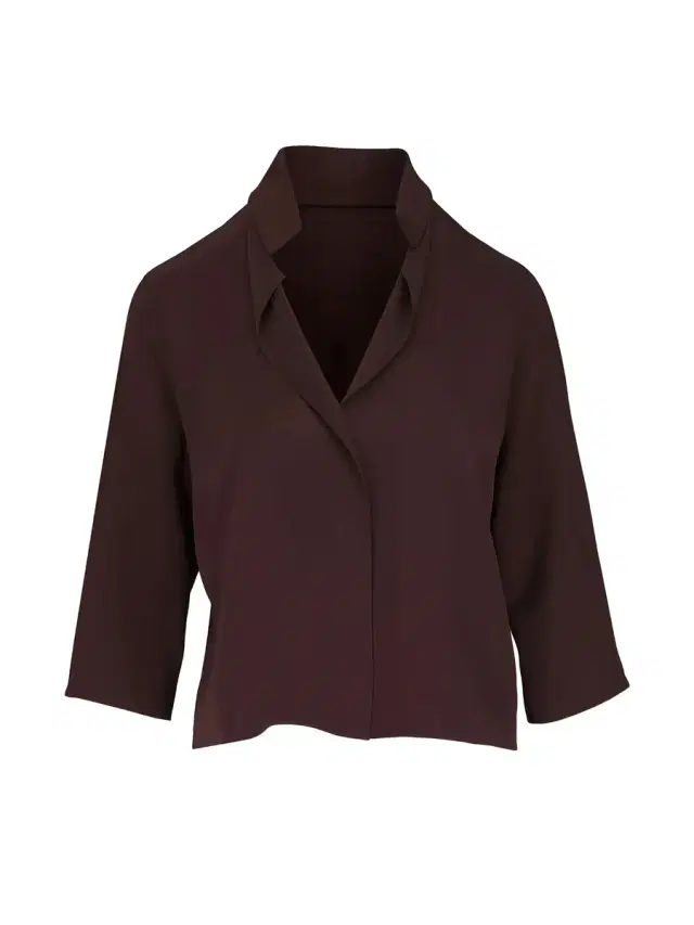 PETER COHEN Squarefront Frolic Silk Top