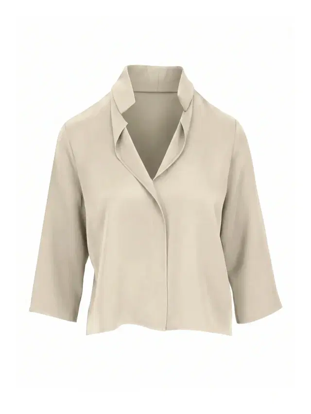 PETER COHEN Squarefront Frolic Silk Top