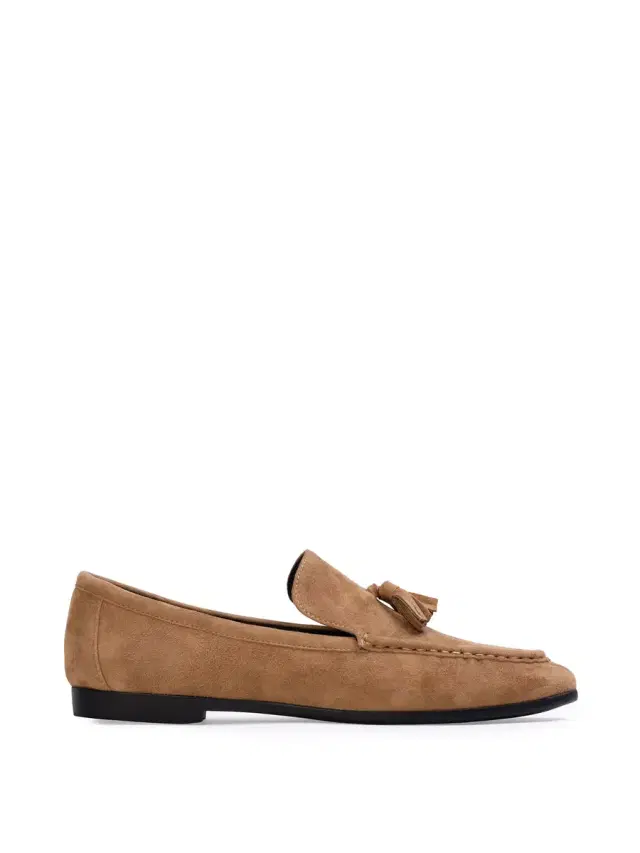Black Suede Studio Suede Finn Loafers