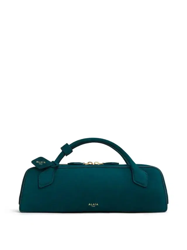 Alaïa Suede Le Teckel Clutch