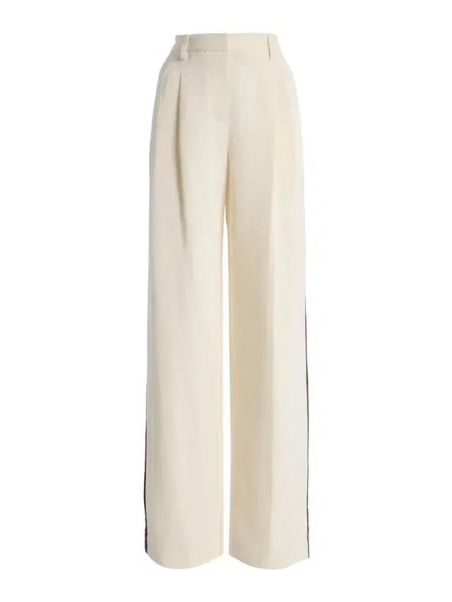 TWP Sulli Pants with Tux in Coated Viscose Linen